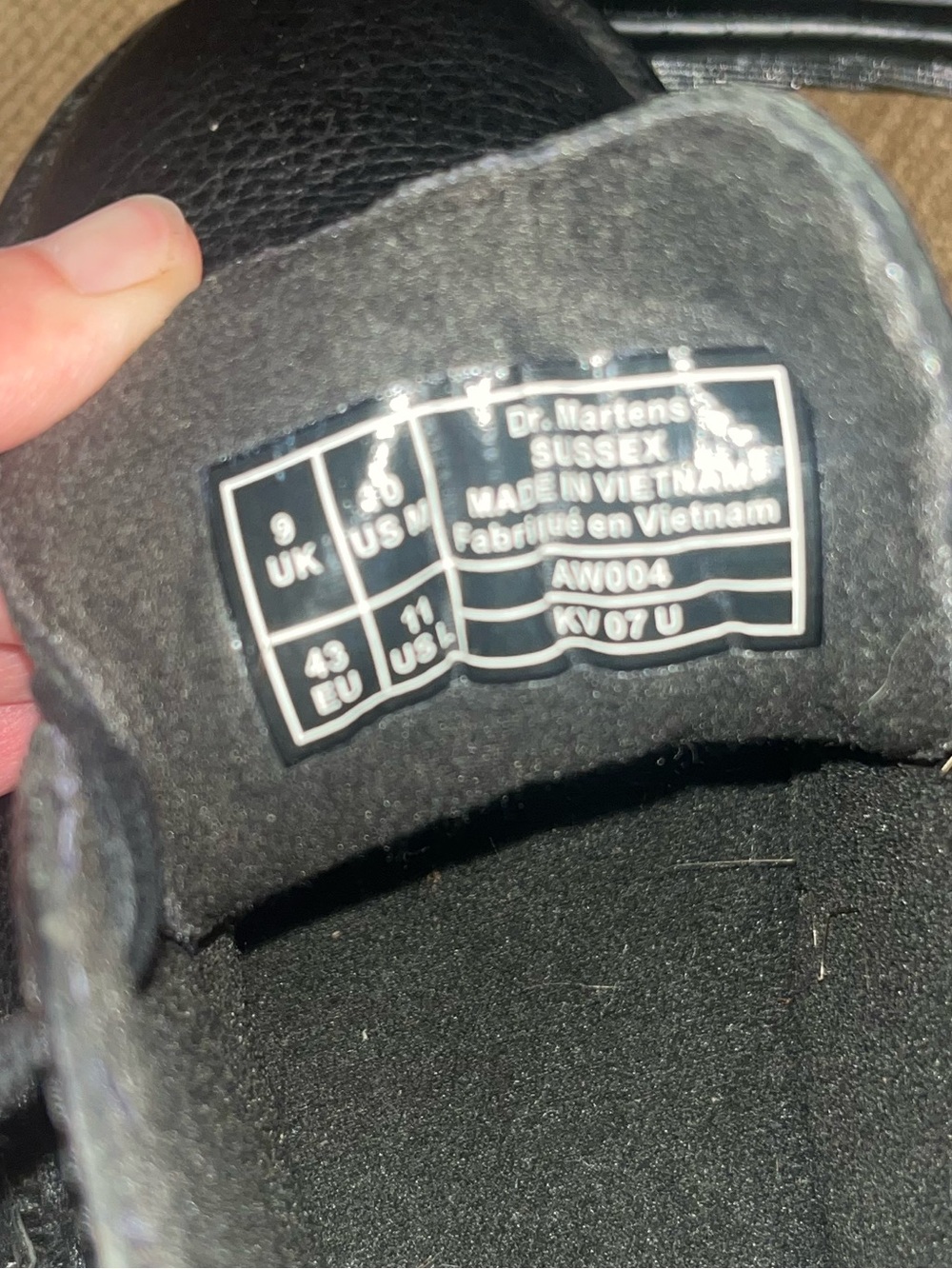 Dr martens size 10 men’s Sussex black leather mid boots EUC - Picture 5 of 8